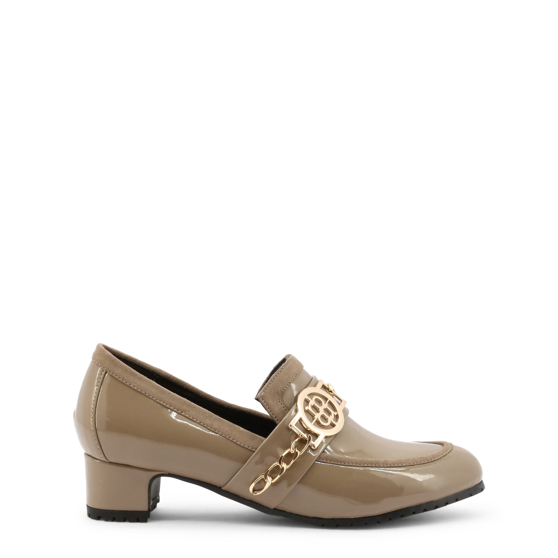 Roccobarocco Women's Moccains Shoes Black 342916 - brown EU 37