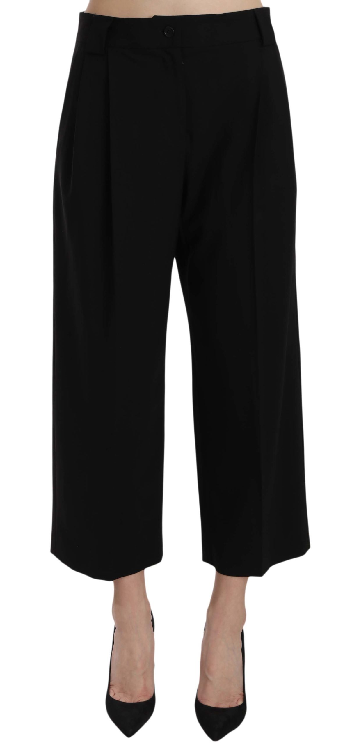 Dolce & Gabbana Women's Trouser Black PAN61197 - IT40|S
