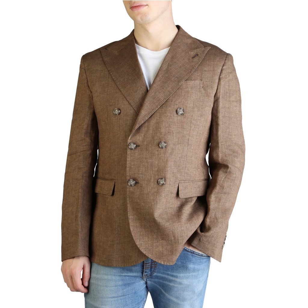 Yes Zee Men's Formal Jacket Various Colours G500_DA00 - brown 48