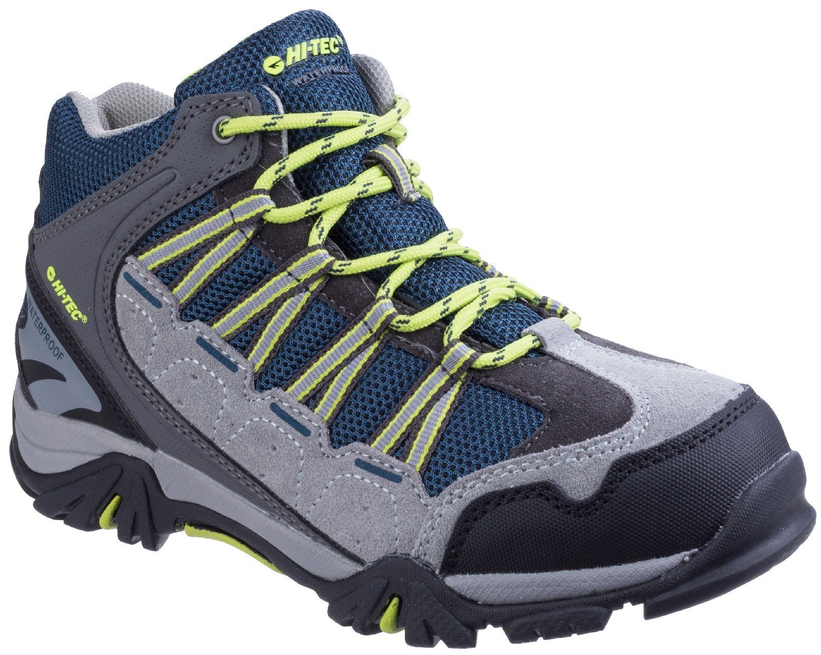 Hi-Tec Unisex Forza Mid Waterproof Hiking Boot Various Colours 25488 - Cool Grey/Majolica/Limoncello 10