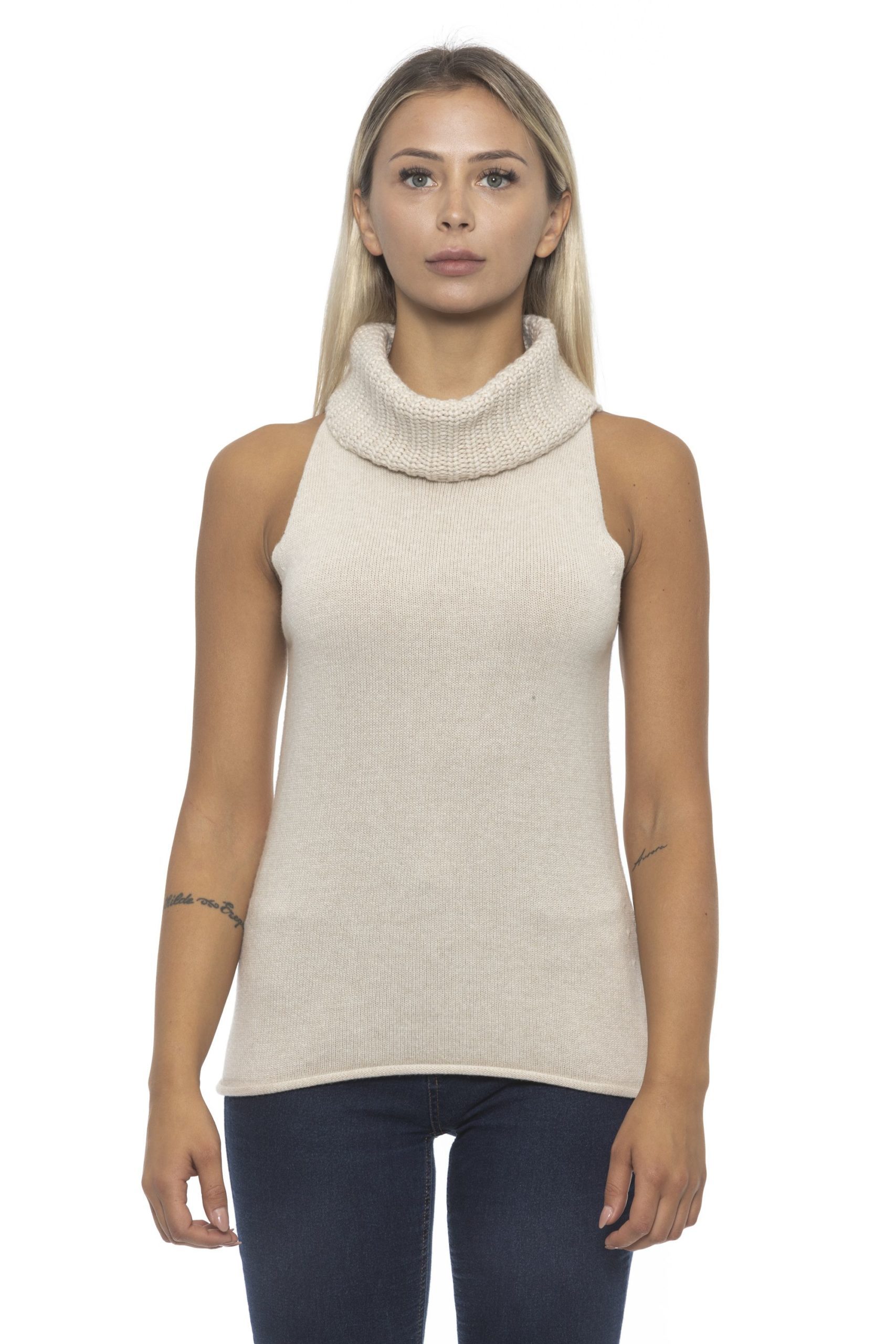 Alpha Studio Women's Riso Sweater Beige AL1192516 - IT42 | S