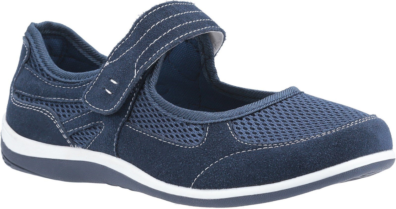 Fleet & Foster Women's Morgan Touch Slip on Sandal Various Colours 30110-51113 - Navy 3