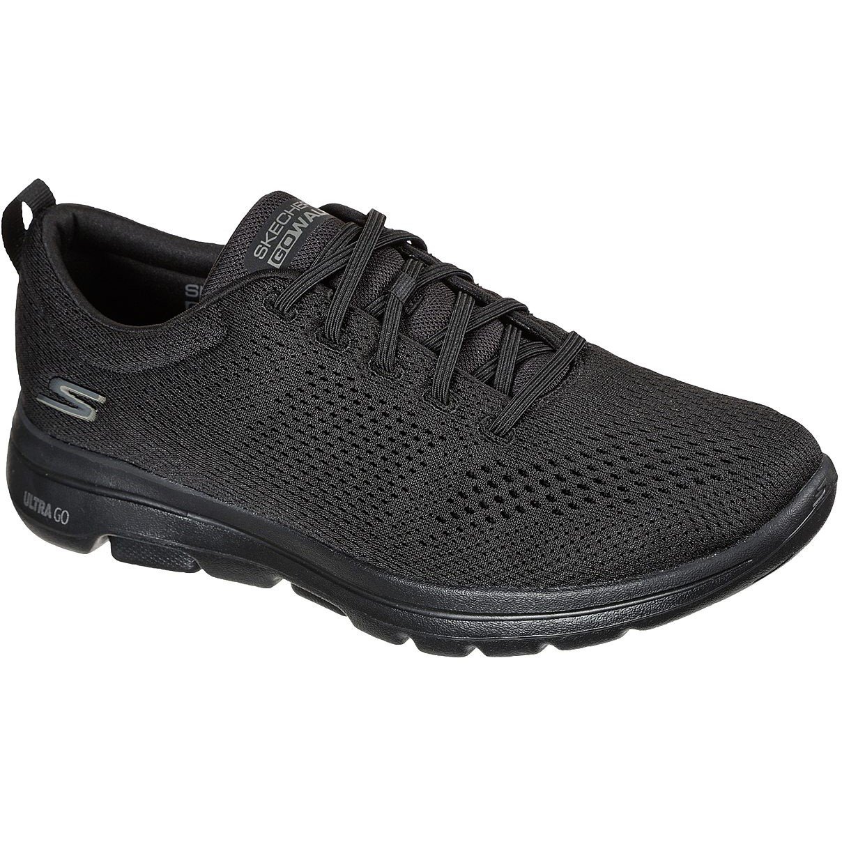 Skechers Men's Go Walk 5 Warwick Trainer Various Colours 32200 - Black 12