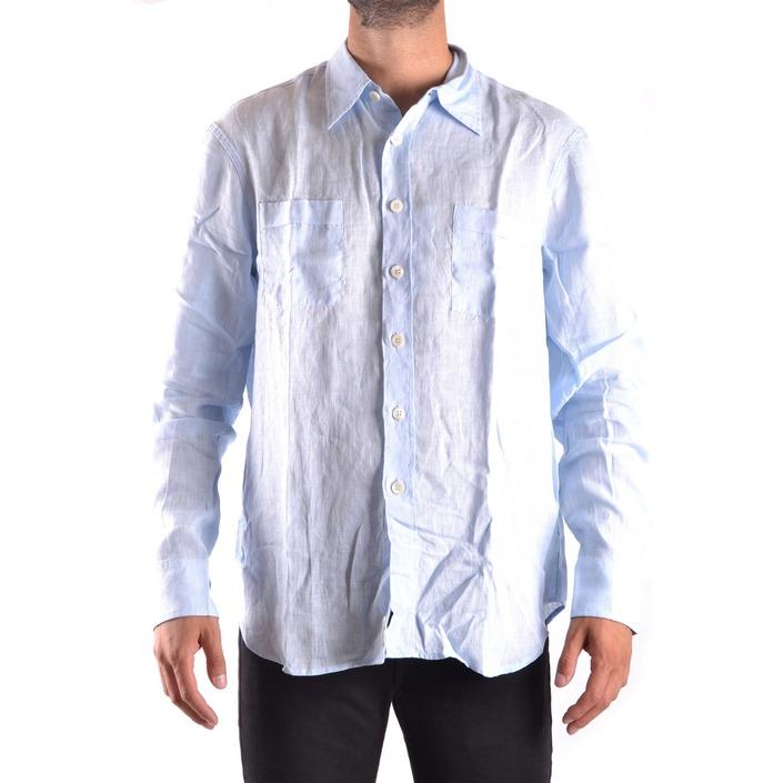 Armani Collezioni Men's Shirt Light Blue 160852 - light blue L