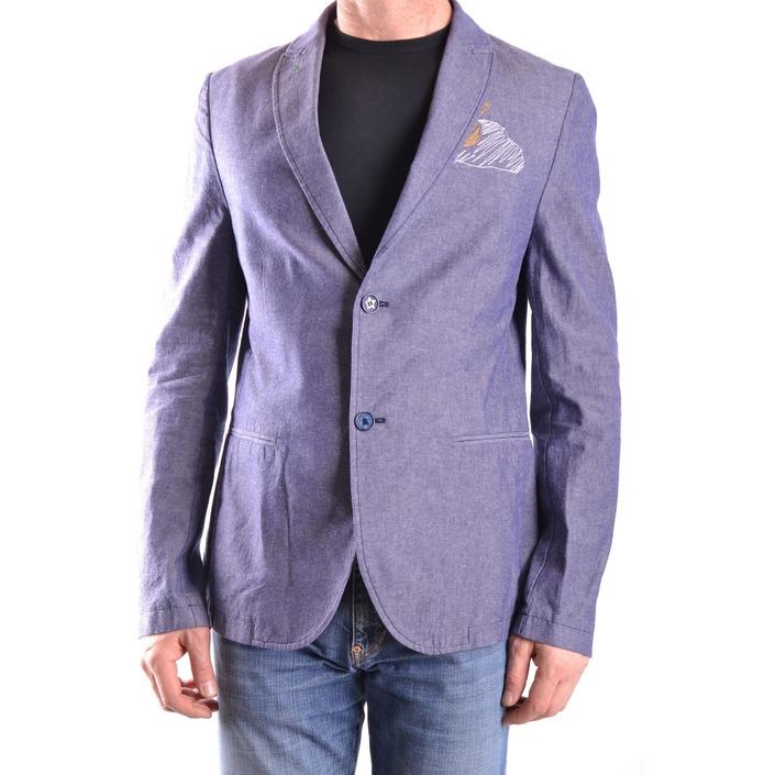 Daniele Alessandrini Men's Blazer Blue 163103 - blue 48