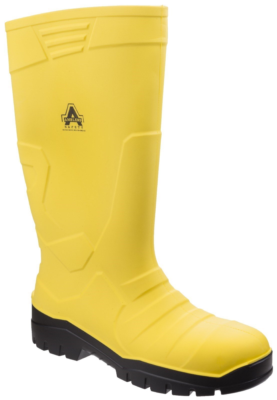 Amblers Unisex Safety Full Wellington Boots Yellow 27040 - Yellow 3