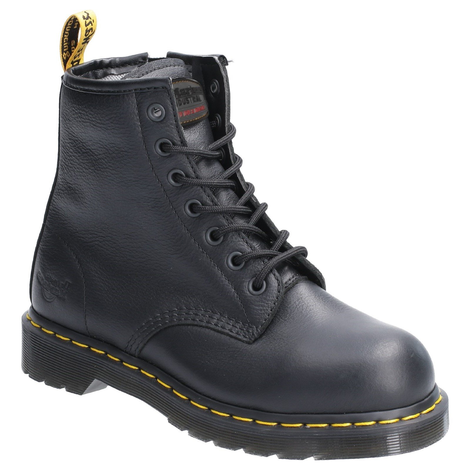Dr Martens Women's Maple Zip Lace Up Safety Boot Various Colours 29515 - Black 4