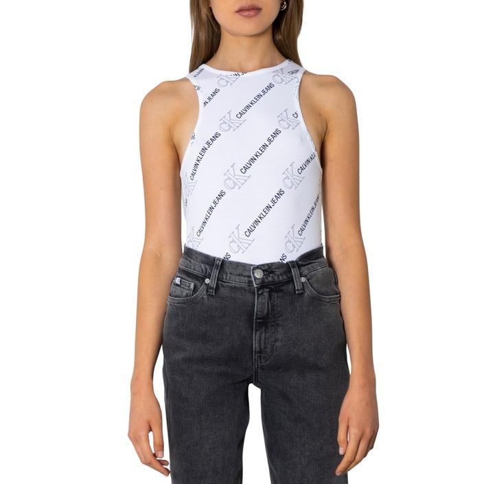 Calvin Klein Jeans Women's Tank Top White 299847 - white XS