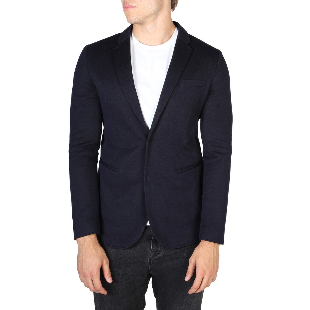 Emporio Armani Men's Blazer Blue V1G620V1407 - blue 58 EU