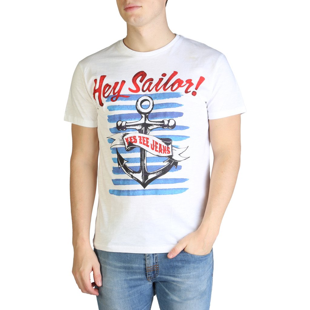 Yes Zee Men's T-Shirt Various Colours T700_TL18 - white S
