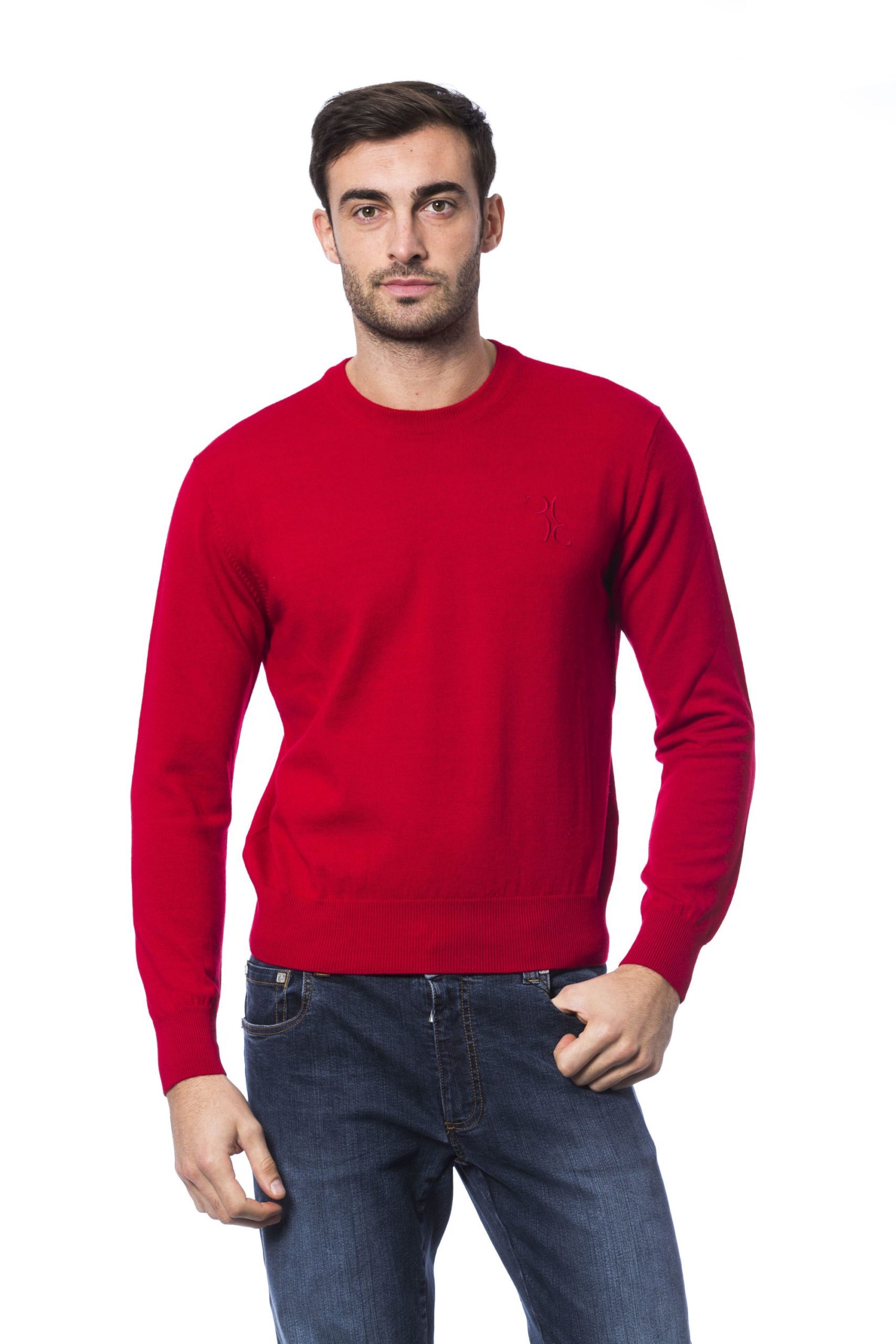 Billionaire Italian Couture Men's Rosso Sweater Red BI1271808 - M