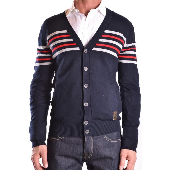 Frankie Morello Men's Cardigan Blue 185141 - blue XS