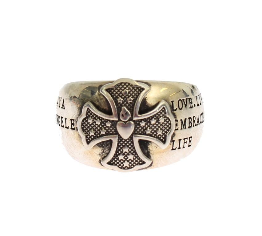 Nialaya Women's Crest 925 Sterling Ring Silver SIG19147 - EU58 | US9