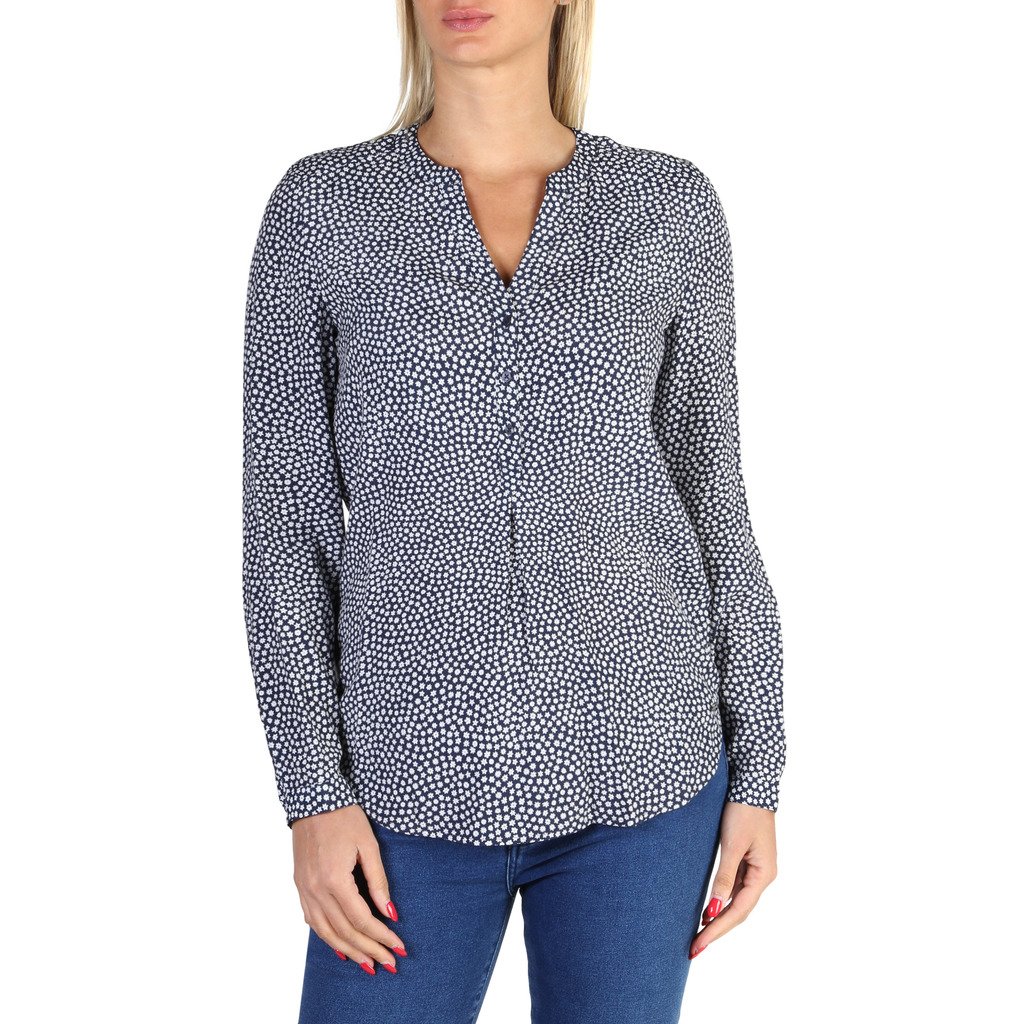 Tommy Hilfiger Women's Shirt Blue WW0WW19322 - blue 4