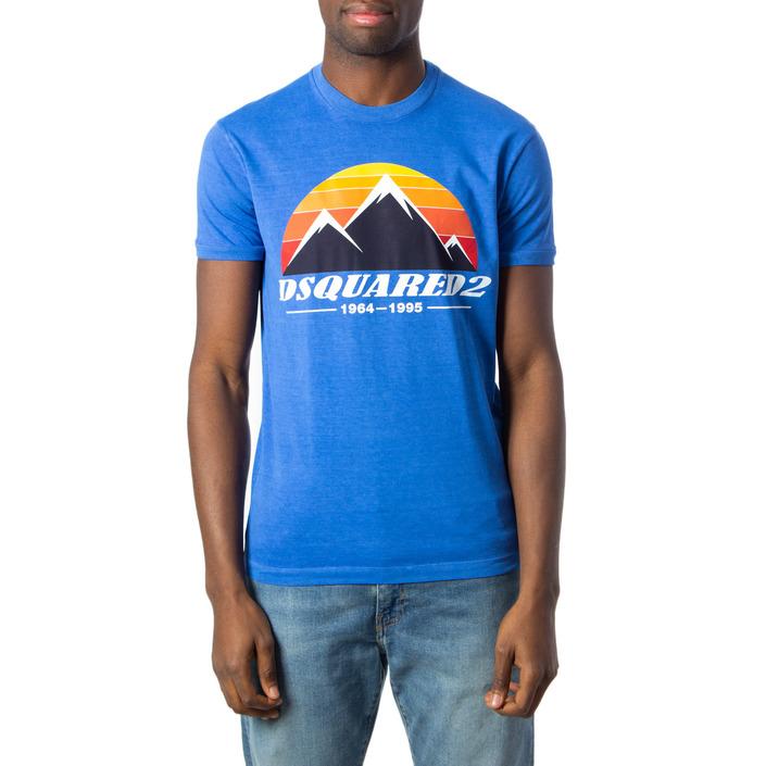 Dsquared Men's T-Shirt Blue 170164 - blue S
