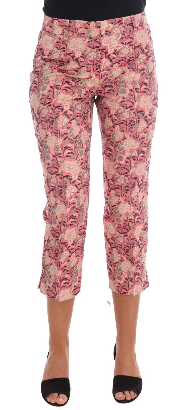Dolce & Gabbana Women's Floral Brocade Capri Trouser Multicolor PAN61114 - IT38|XS