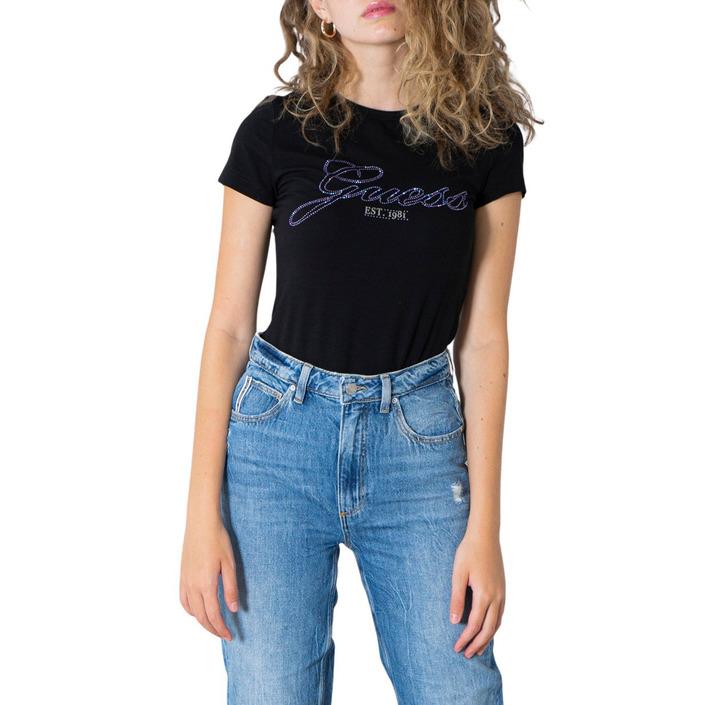 Guess Women's T-Shirt Various Colours 304925 - black XS