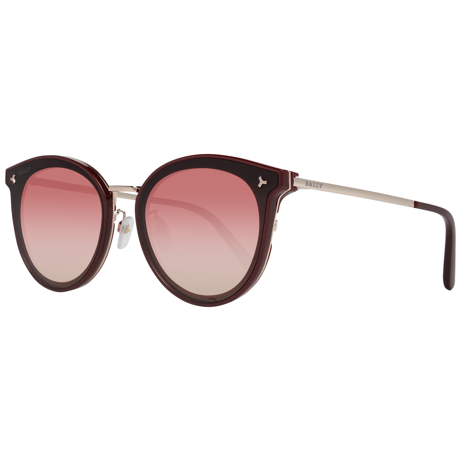 Bally Women's Sunglasses Burgundy BY0040-D 6569T
