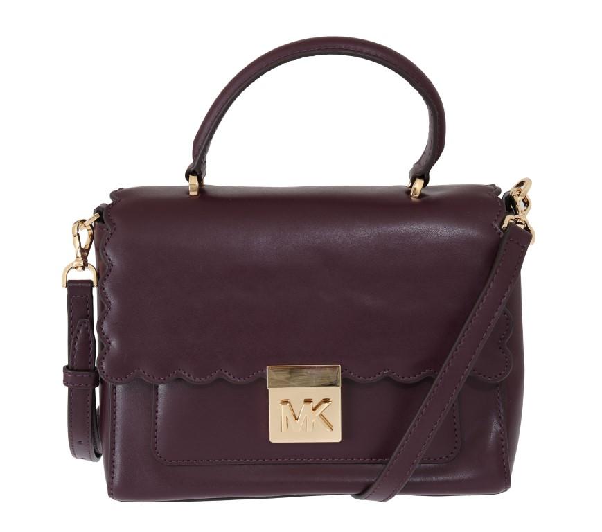 Michael Kors Women's MINDY Satchel Bag Purple MK5011