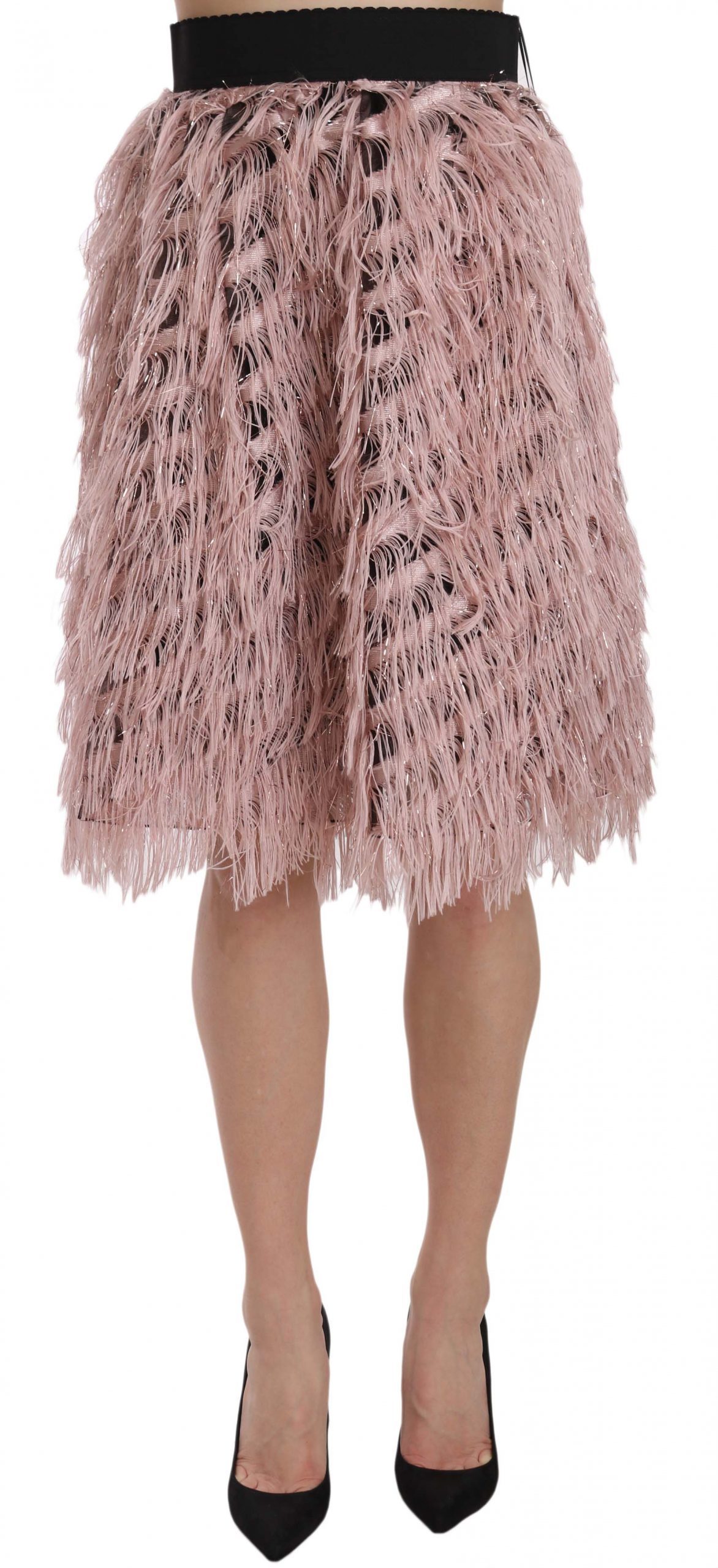Dolce & Gabbana Women's Skirt Gold And Pink SKI1178 - IT38|XS