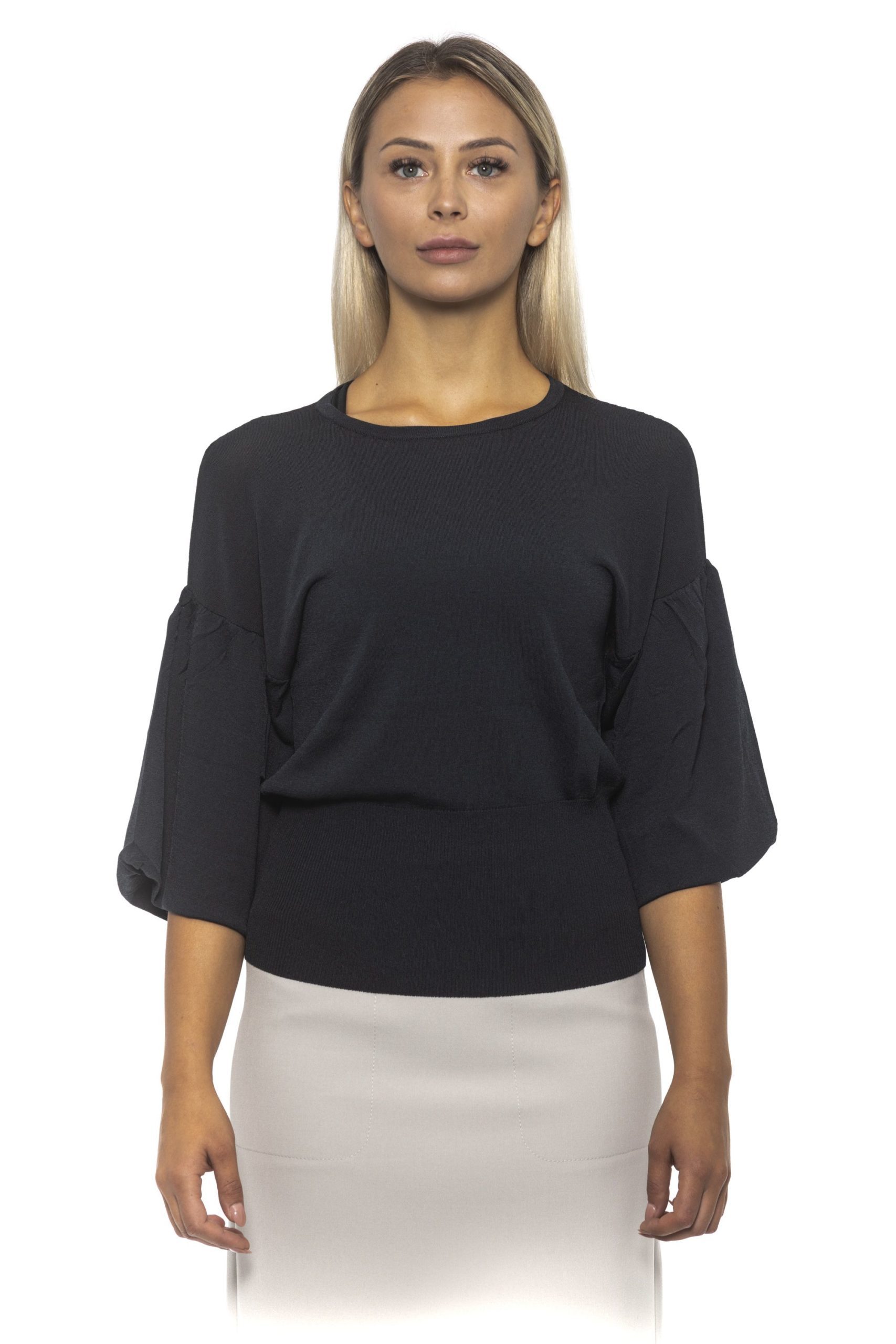 Peserico Women's Sweater Blue PE1383083 - IT42 | S