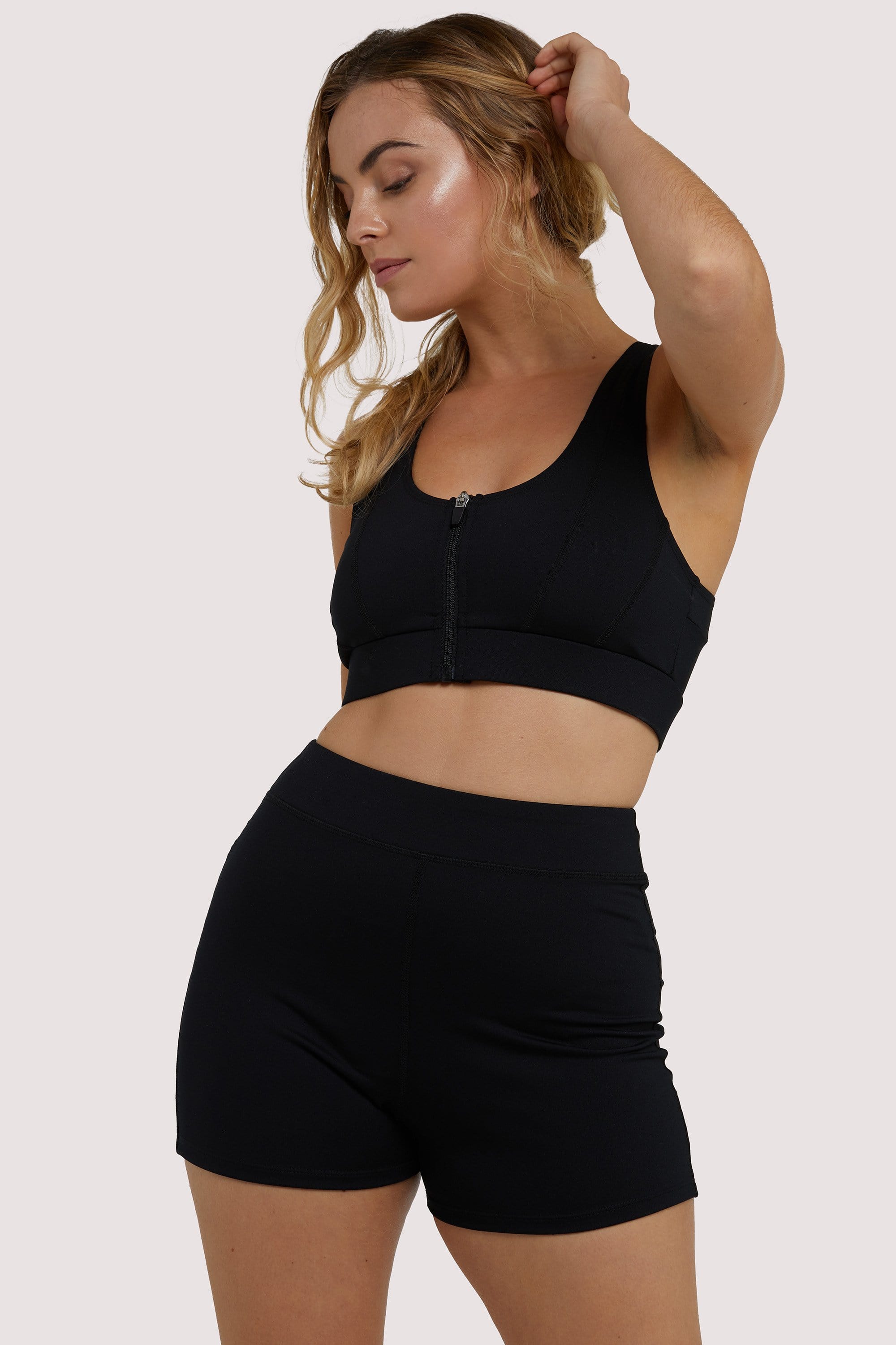 Wolf & Whistle Eco Black Zip Front Bra UK 10 / US 6