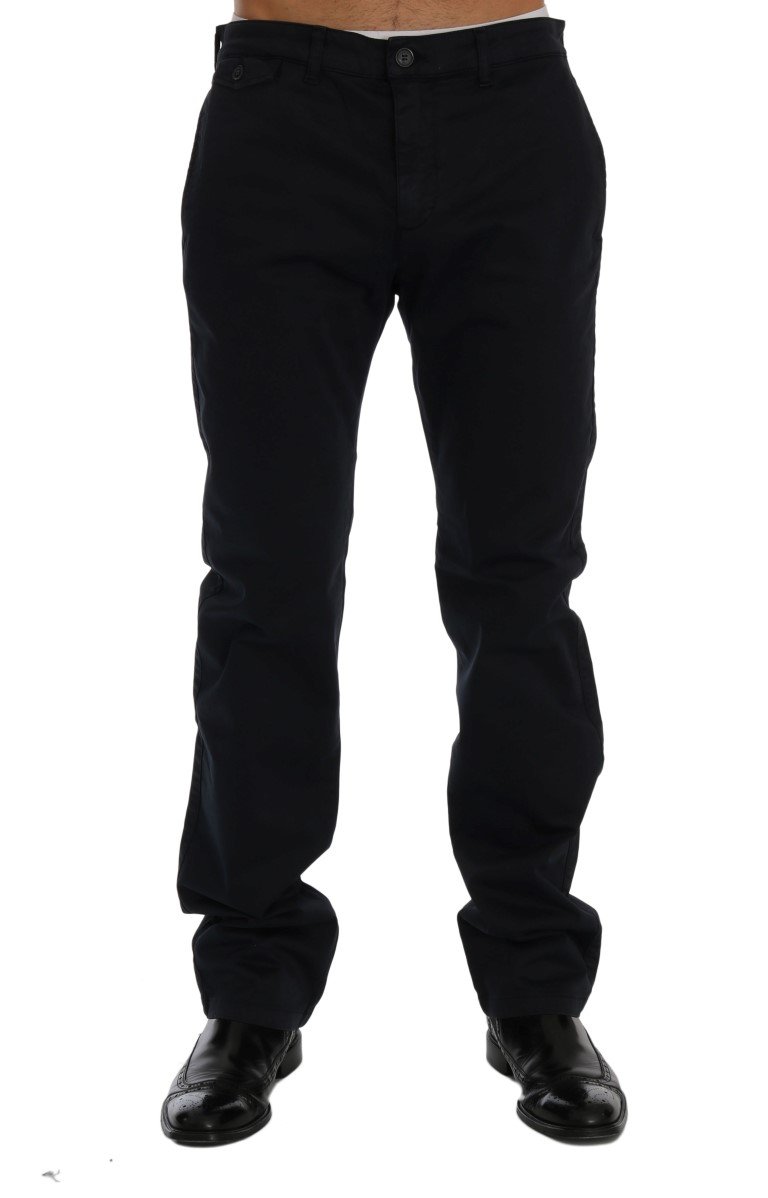 GF Ferre Men's Cotton Stretch Trouser Blue SIG60464 - IT48 | M