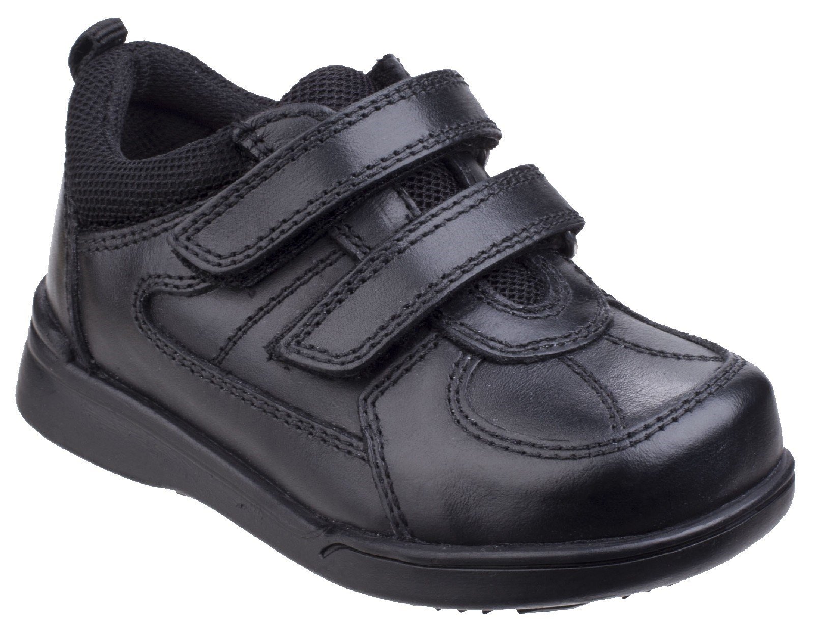Hush Puppies Men's Liam School Shoe Black 25672 - Black 9
