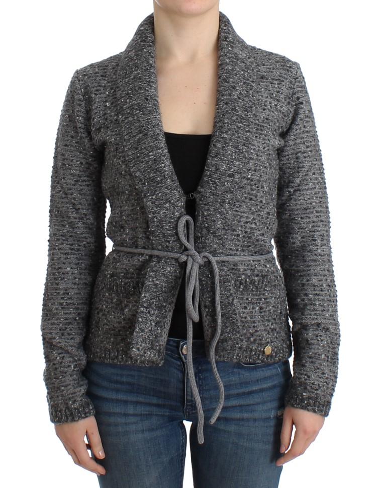 Cavalli Women's Cardigan Grey SIG12079 - IT48|XXL