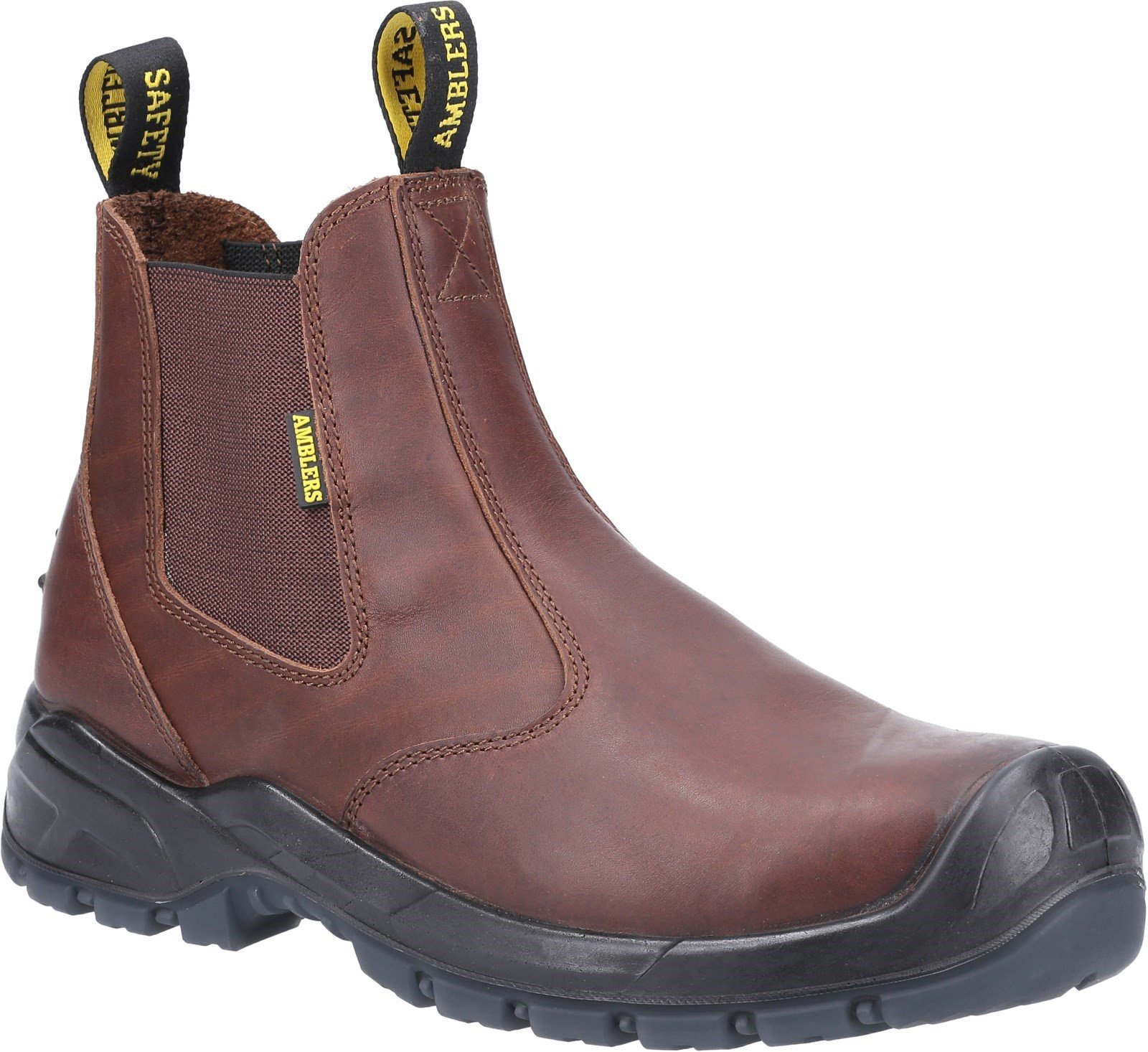 Amblers Safety Unisex Dealer Boot Brown 31378 - Brown 8