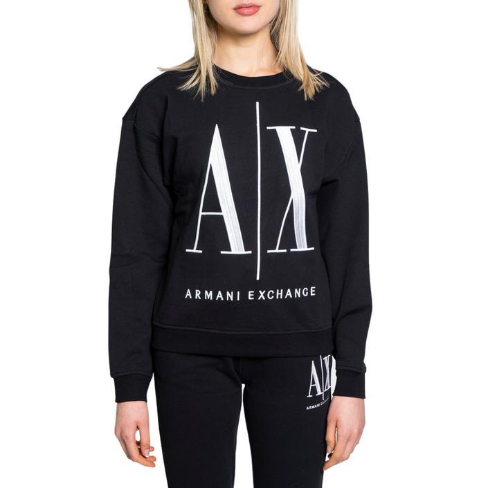 Armani Exchange Women's Sweatshirt Black 190499 - black XS