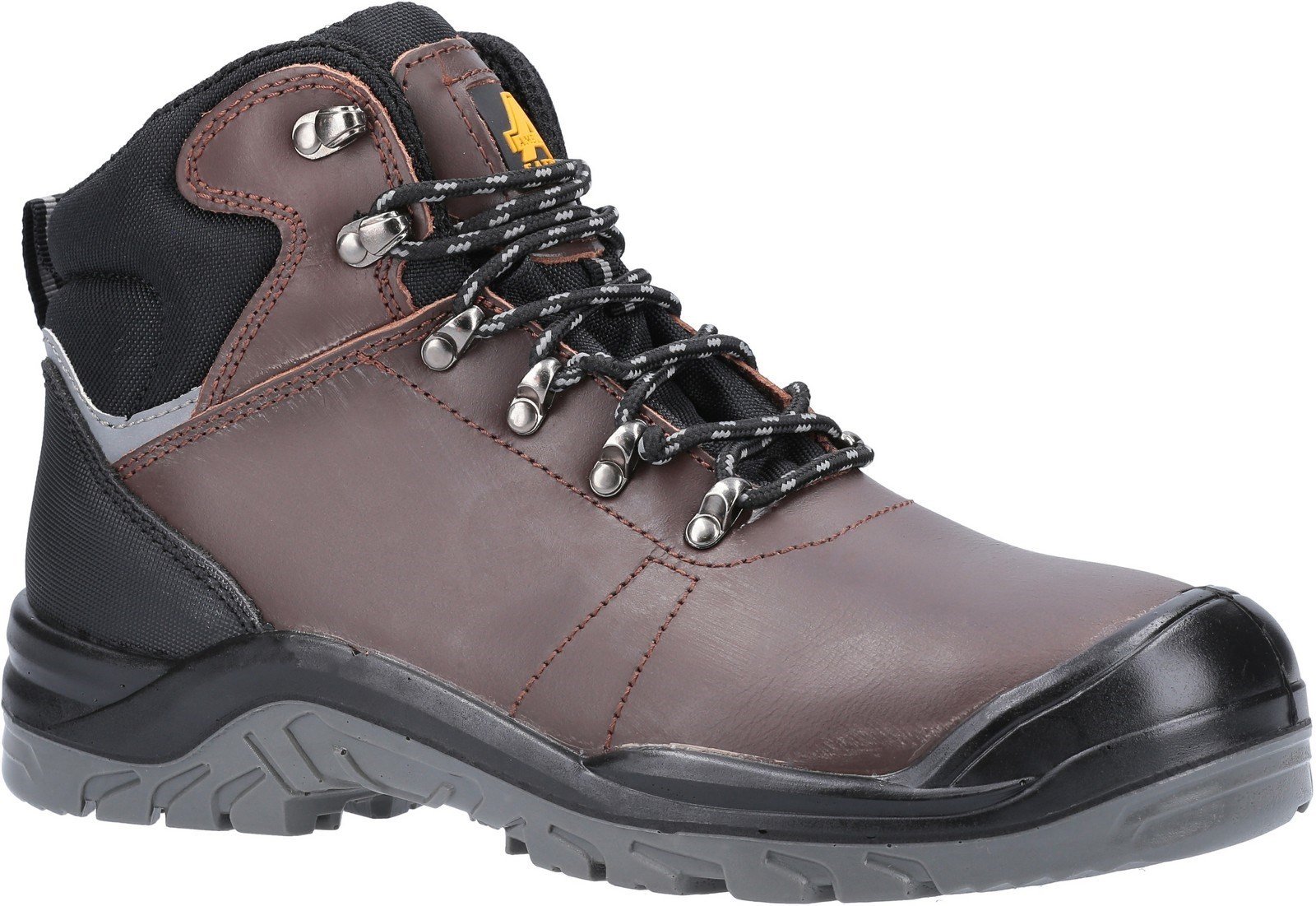 Amblers Unisex Safety Laymore Water Resistant Leather Boot Brown 27771 - Brown 6