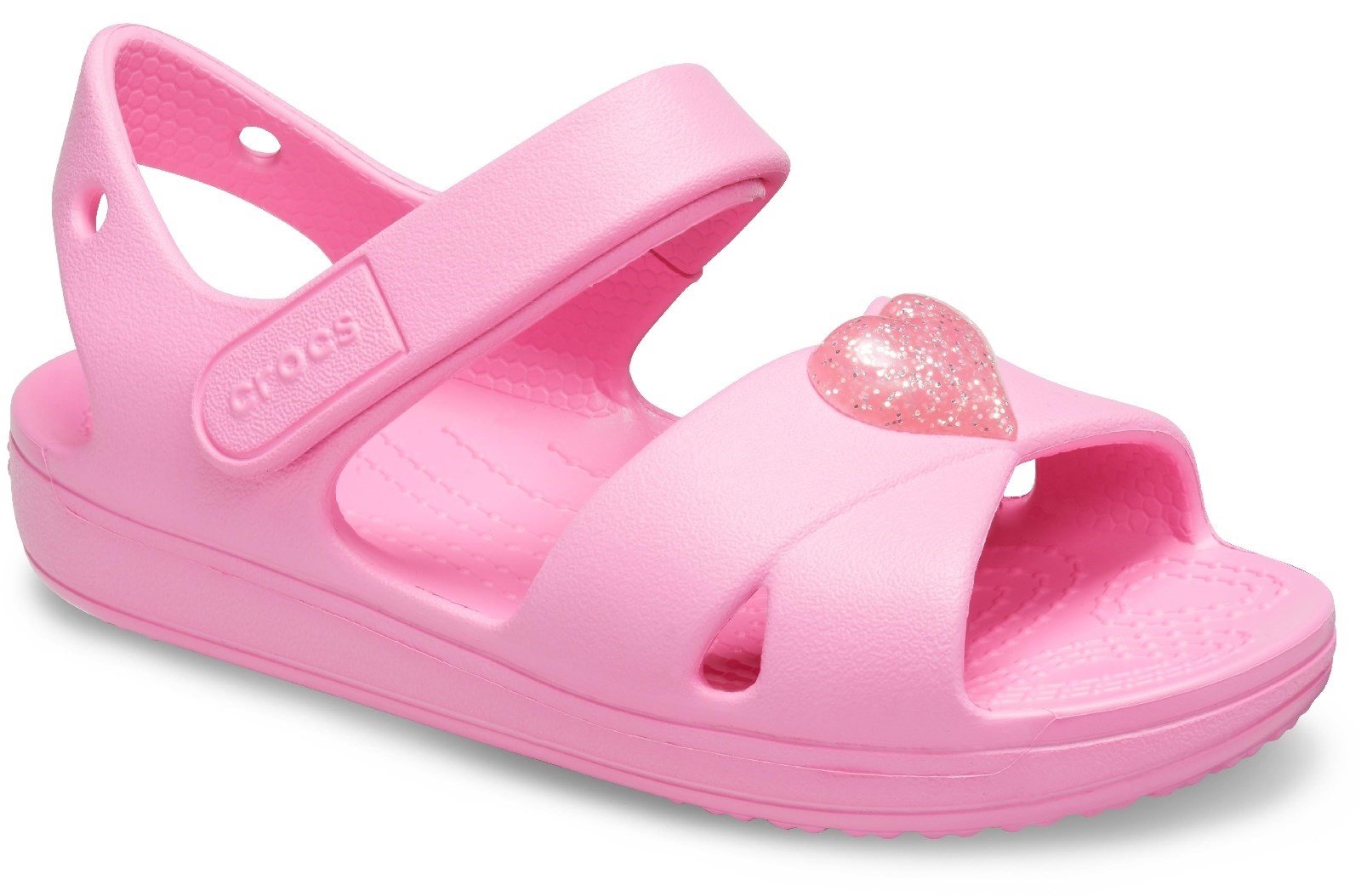 Crocs Kid's Cross Strap Sandal Pink Lemonade 30710 - Pink Lemonade 4