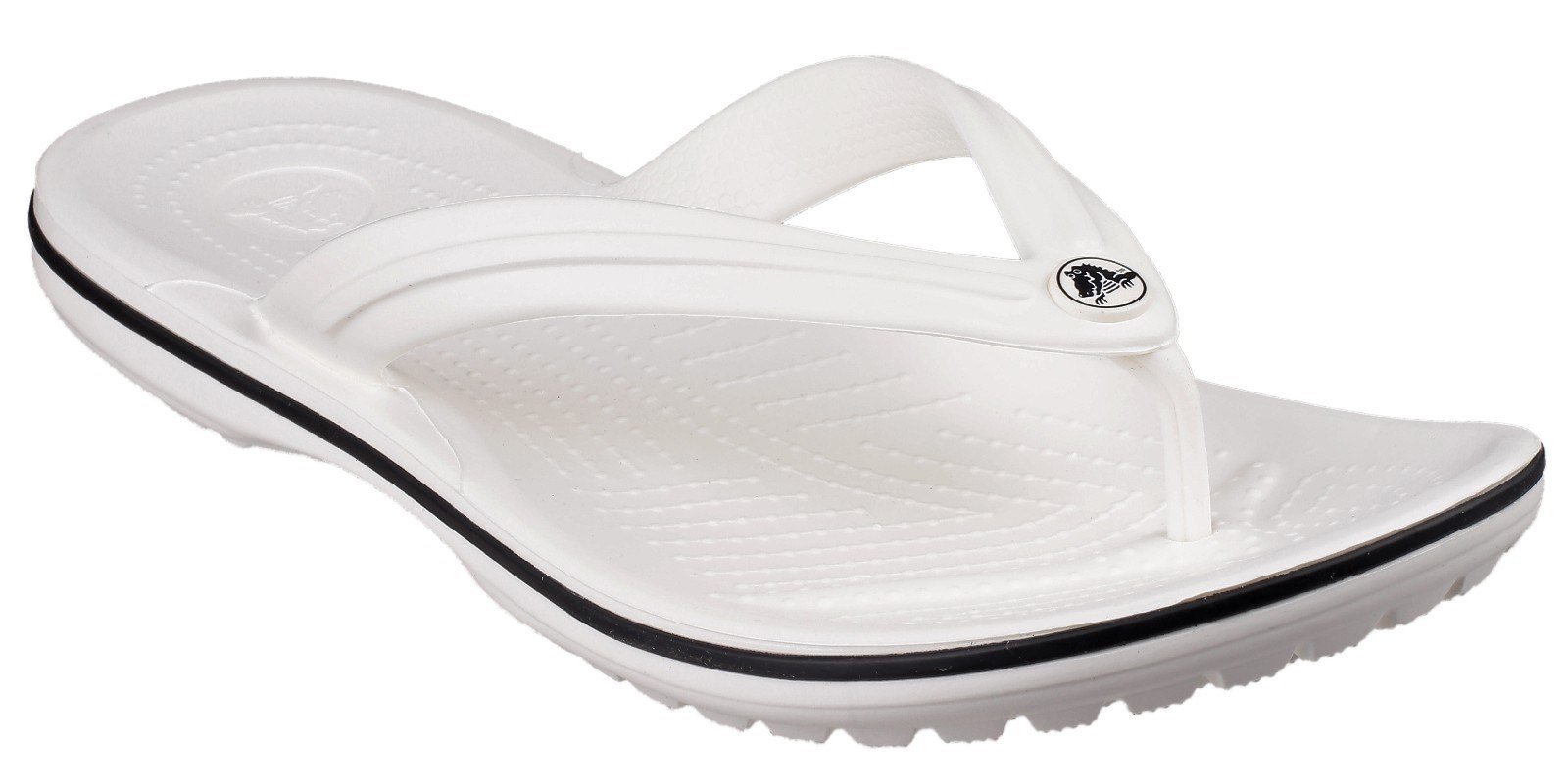 Crocs Unisex Crocband Flip Flops Various Colours 21067 - White 3
