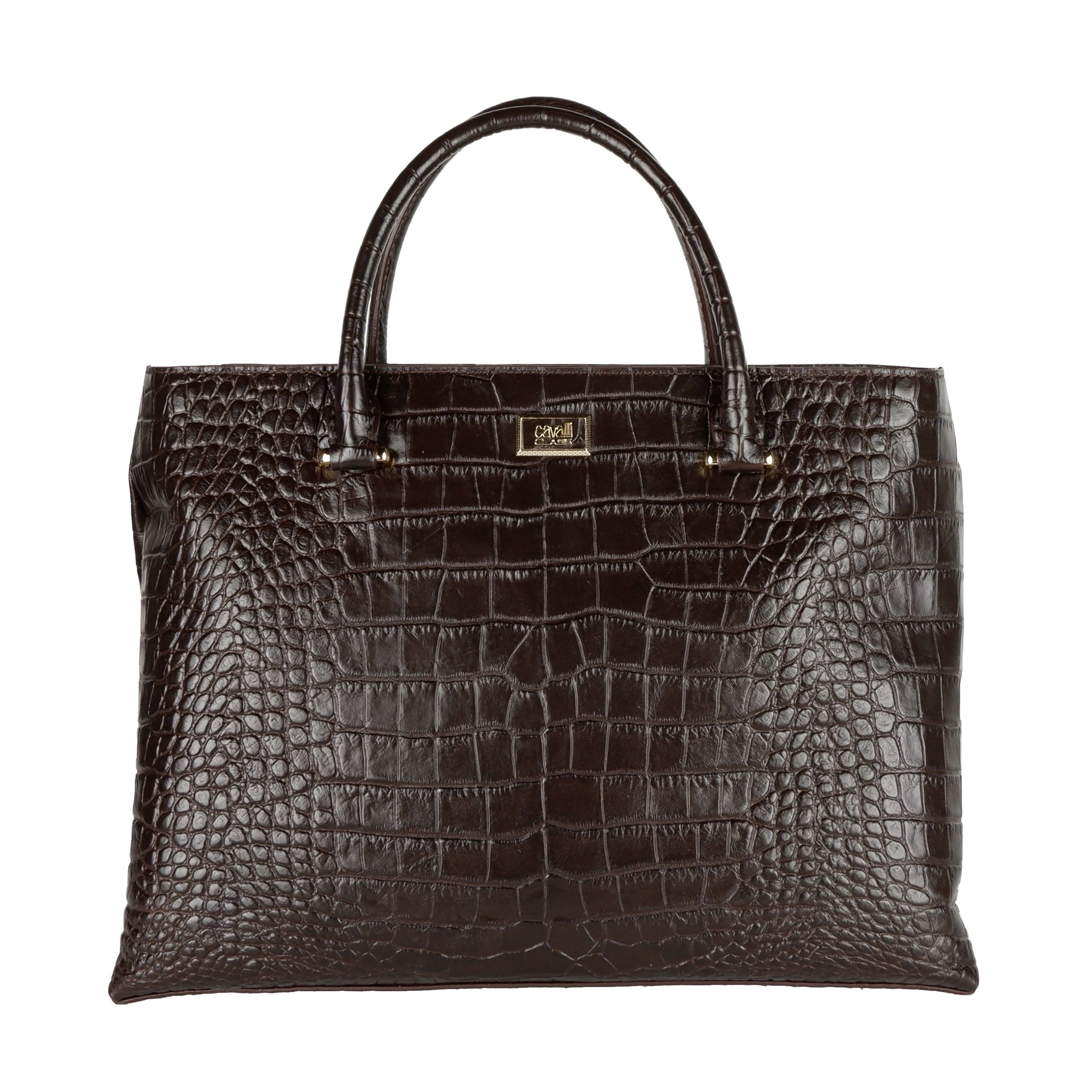 Cavalli Class Women's Handbag Dark Brown CA1421196