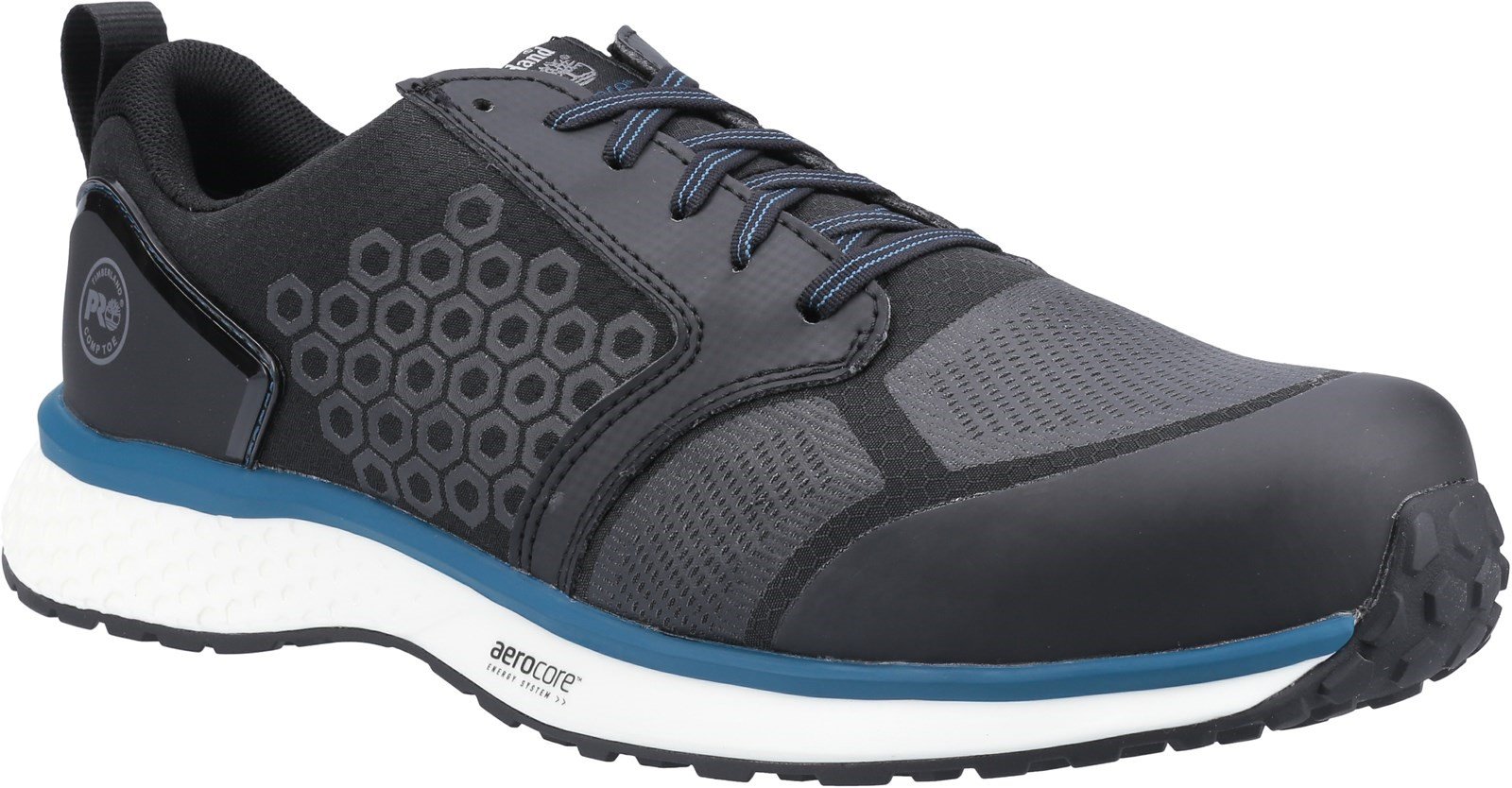 Timberland Pro Men's Reaxion Composite Safety Trainer Various Colours - Black/Blue 11