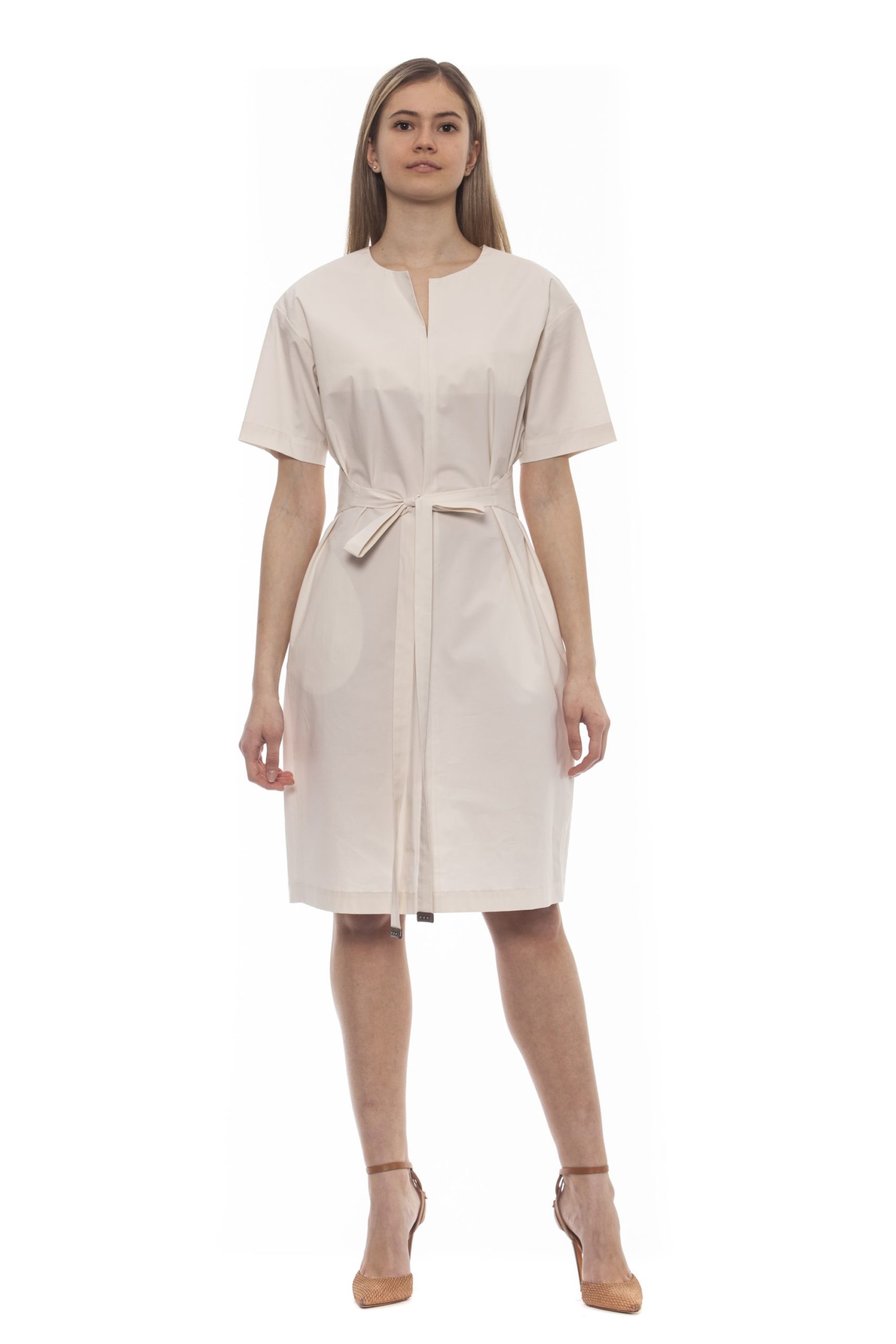Peserico Women's Dress Beige PE1383238 - IT42 | S