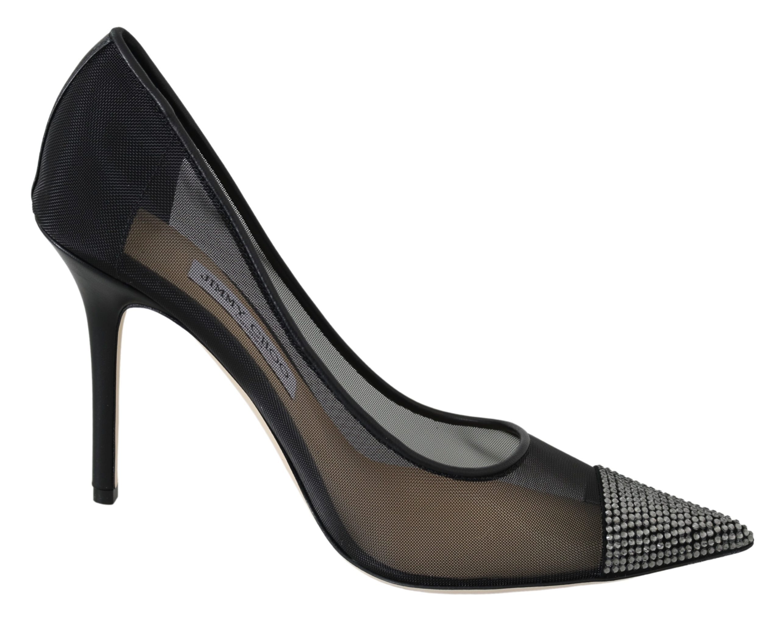 Jimmy Choo Women's Amika Diamond Pumps Black 194611090625 - EU36.5/US6.5