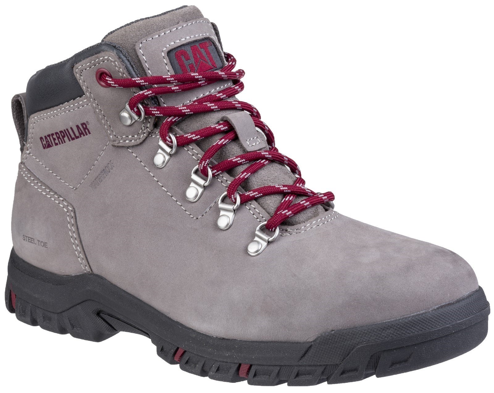 Caterpillar Women's Mae Lace Up Safety Boot Grey 28172 - Grey 3