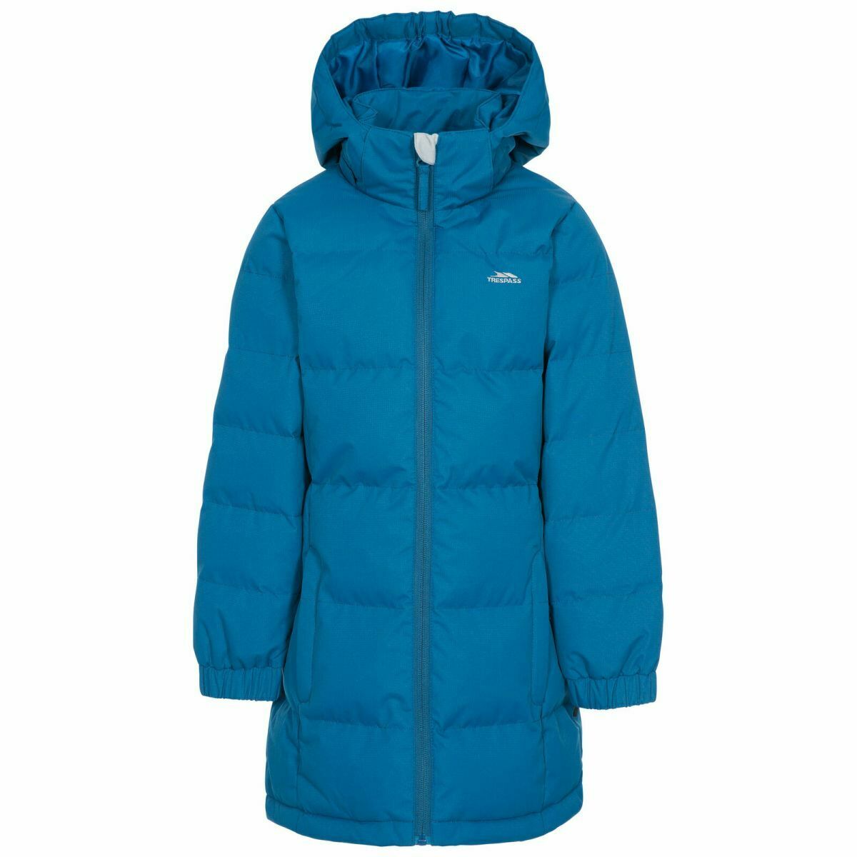 Trespass Kid's Puffa Jacket Various Colours Tiffy - Cosmic Blue 11 to 12 Years