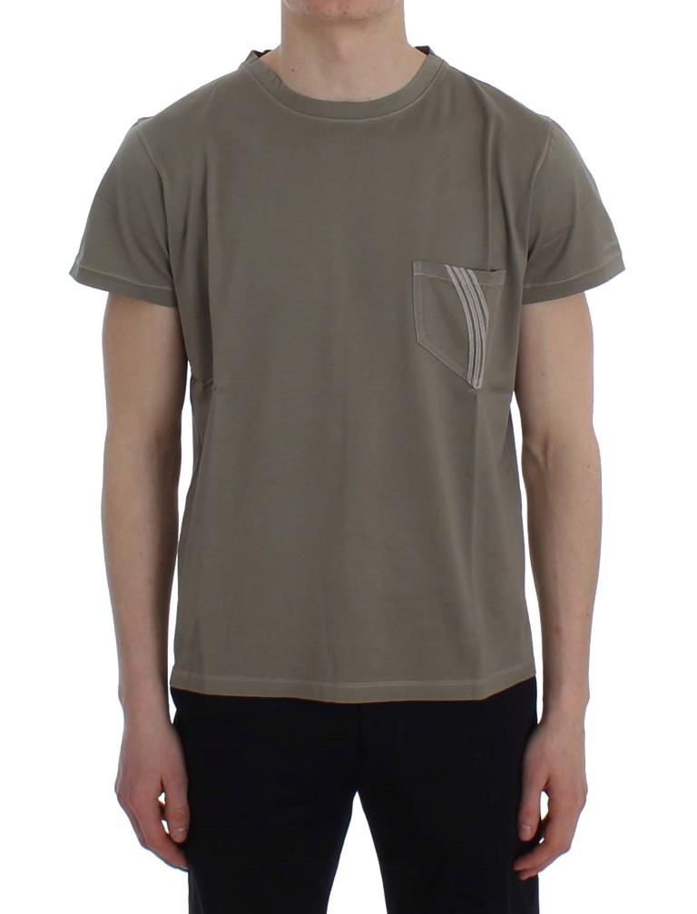 Ermanno Scervino Men's Crew Neck T-Shirt Green SIG30662 - IT48 | M