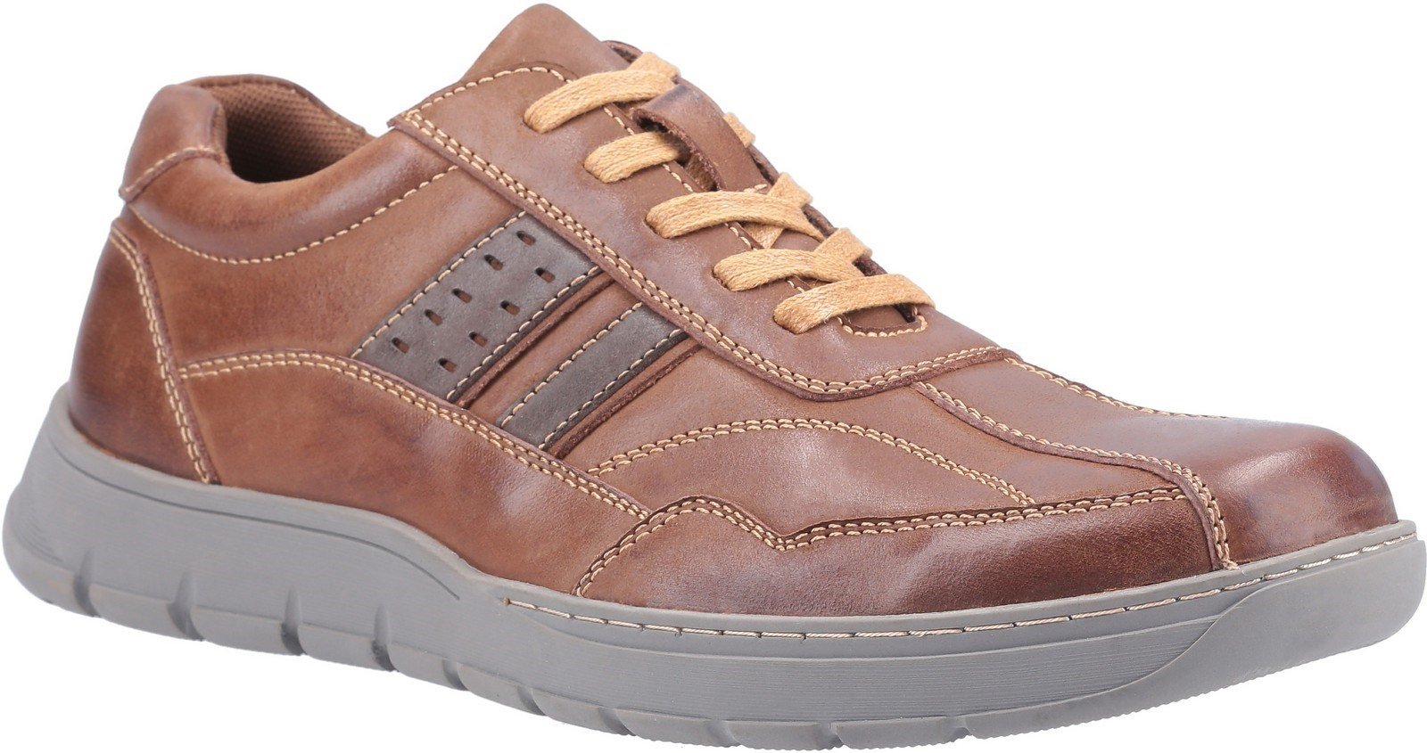 Fleet & Foster Men's Harrison Lace Up Shoe Trainer 30259-51532 - Brown 6.5