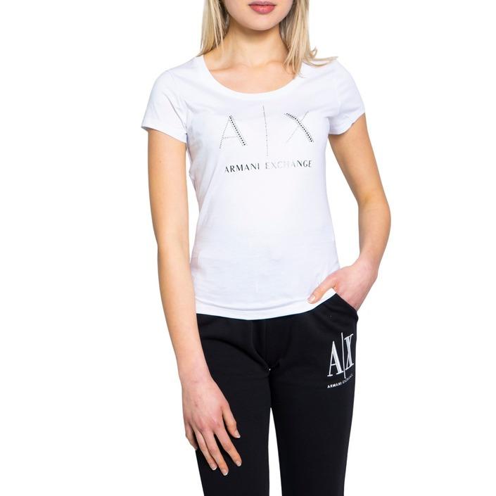 Armani Exchange Women's T-Shirt Various Colours 190484 - white XS