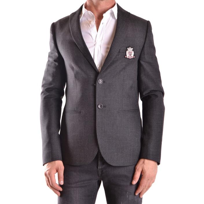 Daniele Alessandrini Men's Blazer Grey 188901 - grey 48
