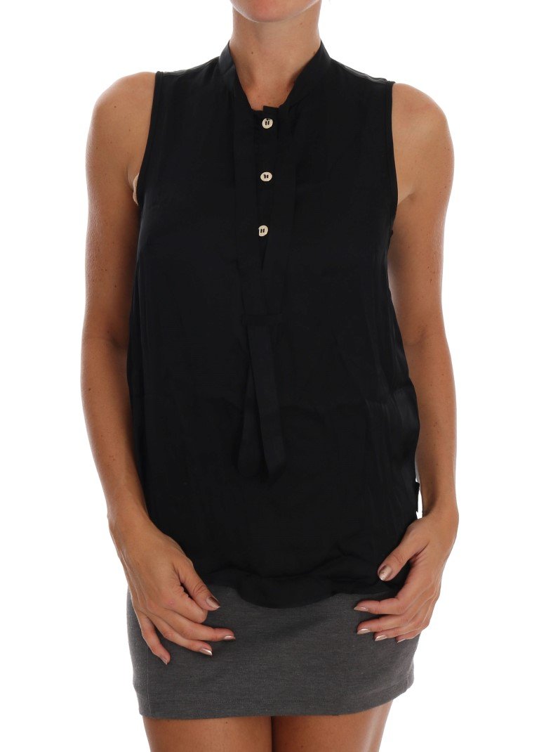 Versace Jeans Women's Sleeveless Top Black TSH1470 - IT40|S