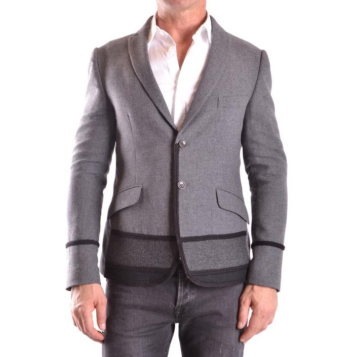 Daniele Alessandrini Men's Blazer Grey 188880 - grey 48