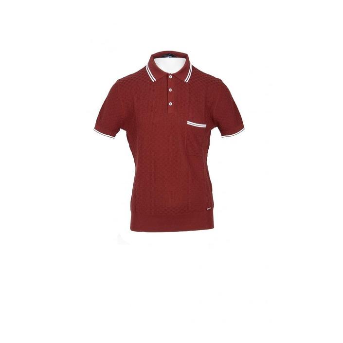 Dsquared Men's Polo Shirt Bordeaux 172214 - bordeaux L