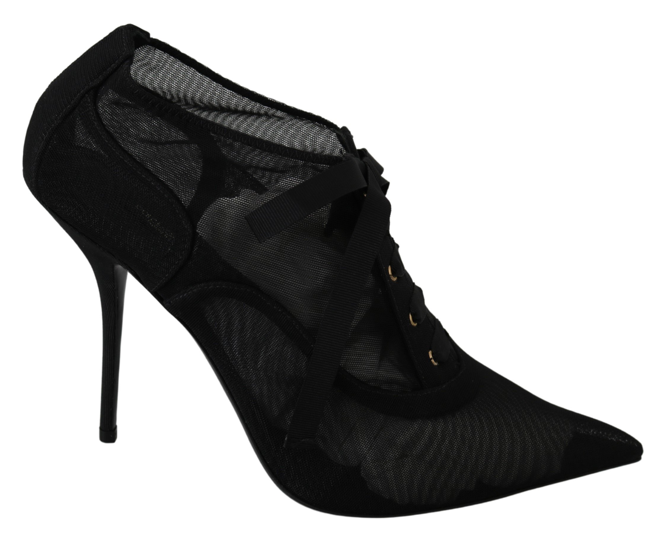 Dolce & Gabbana Women's Tulle Silk Lace Pumps LA7345 - EU39/US8.5