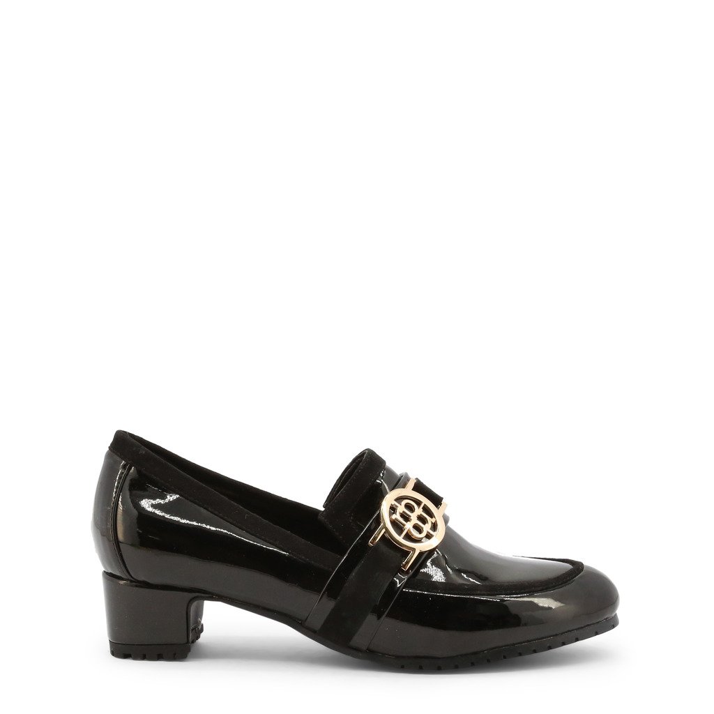 Roccobarocco Women's Moccains Shoes Black 342916 - black EU 37
