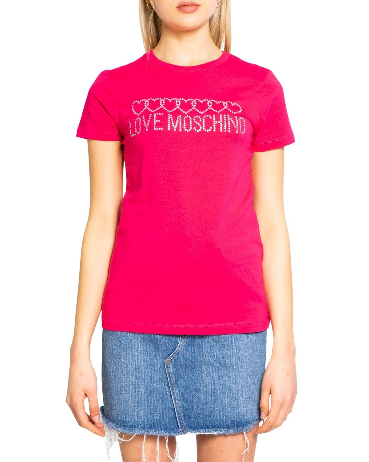 Love Moschino Women's T-Shirt Various Colours 198116 - fuchsia 38